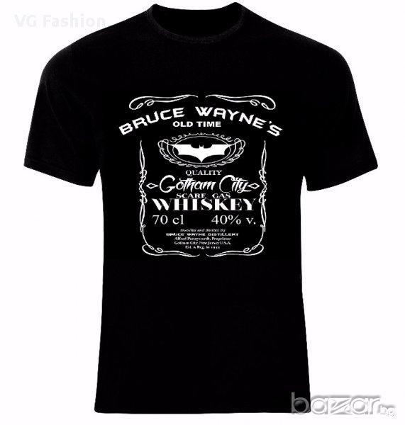 Батман Batman Bruce Wayne Jack Daniels Whiskey Тениска Мъжка/Дамска S до 2XL, снимка 1