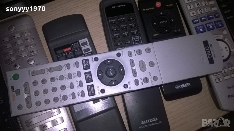 sony hdd/dvd/tv remote control=внос швеицария, снимка 1