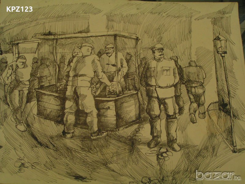 Картина "Пазар", снимка 1