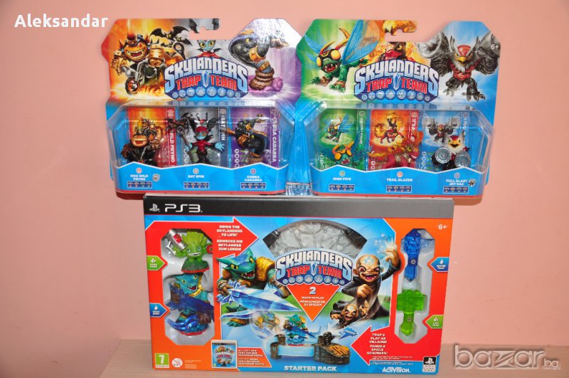 Нови Ps3,ps4,Skylanders Trap Team Pack,Figures,фигури,пс3,пс4, снимка 1