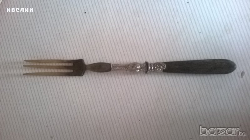 стара вилица за сервиране, снимка 1