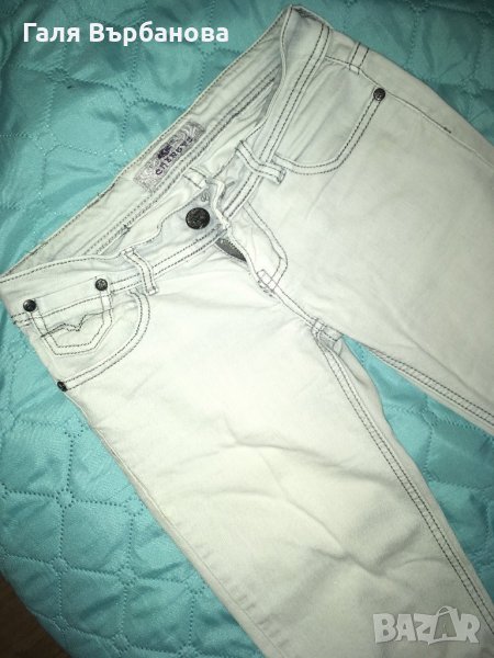 Дамски дънки - сиви, снимка 1