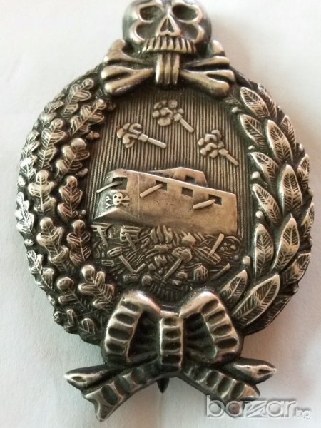 WWI German Tank Assault Badge. рядък нем. знак,ком. на танк, снимка 1