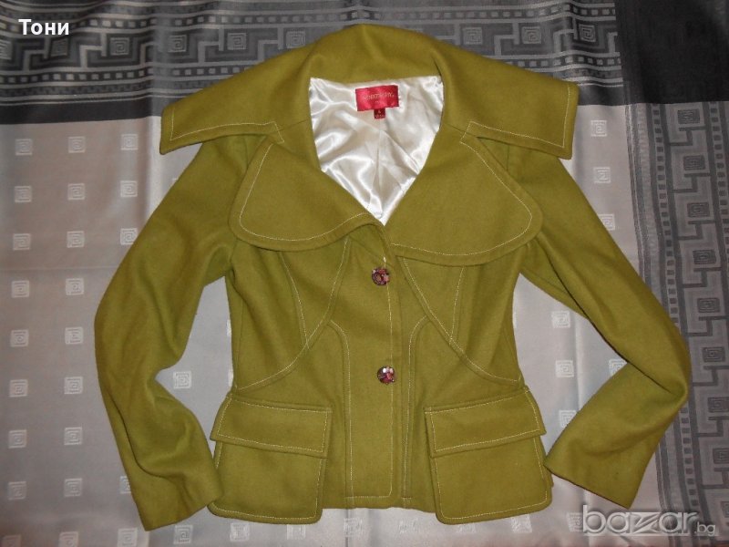 Бутиково сако в зелен цвят , снимка 1