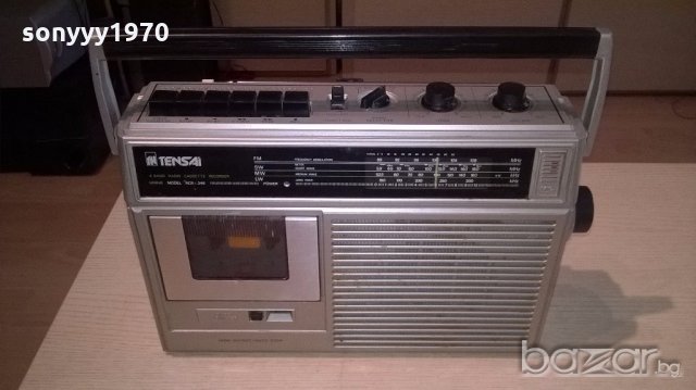 tensai rcr-346 radio cassette recorder-внос франция, снимка 7 - Ресийвъри, усилватели, смесителни пултове - 18816822