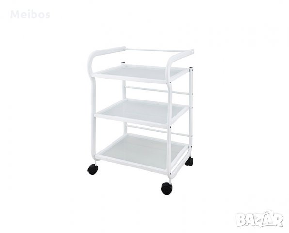 Метална количка с 3 рафта