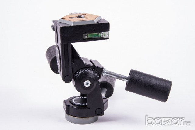 Manfrotto 029 глава за трипод 3D., снимка 2 - Чанти, стативи, аксесоари - 21184772