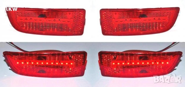 Заден ляв +десен рефлектор в броня за VOLKSWAGEN CRAFTER от 2006 LED 