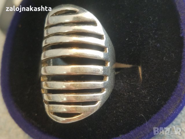 Сребърен пръстен-7,65гр/925, снимка 3 - Пръстени - 25249544