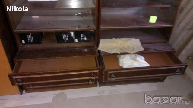 Секция, Библиотека , Шкаф с витрина, снимка 3 - Секции и витрини - 14727844