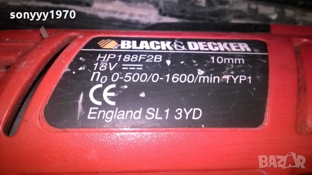 Black & decker-винтоверт/ударна бормашина-внос англия, снимка 14 - Винтоверти - 22744894