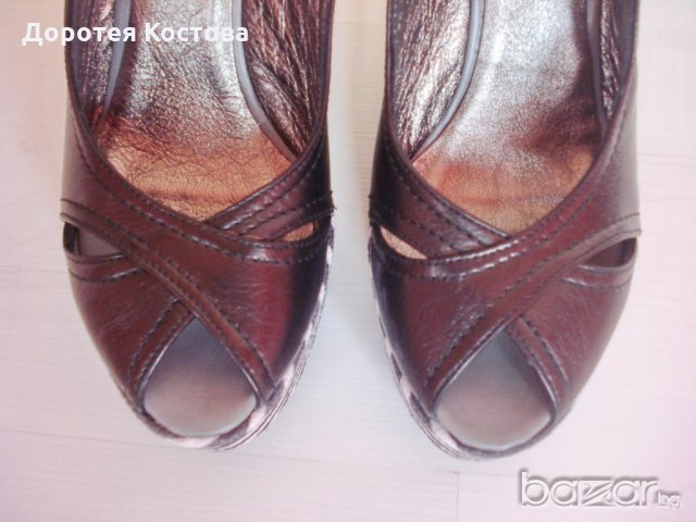 Нови ест. кожа сандали, снимка 6 - Сандали - 19232456