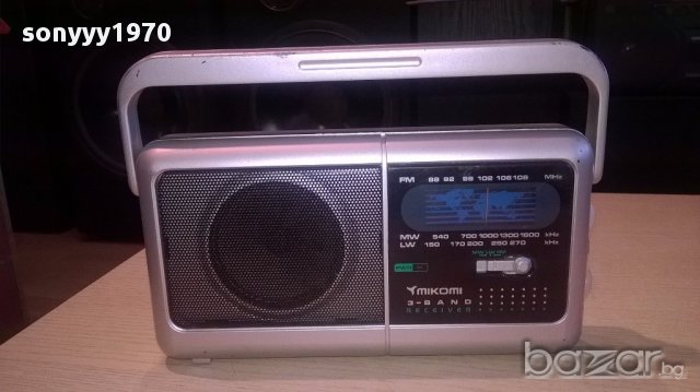mikomi 3 band receiver-внос швеицария, снимка 2 - Ресийвъри, усилватели, смесителни пултове - 14644251