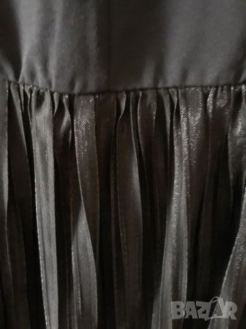 Нова италианска черна рокля до коляното, размер XL, снимка 3 - Рокли - 24201976