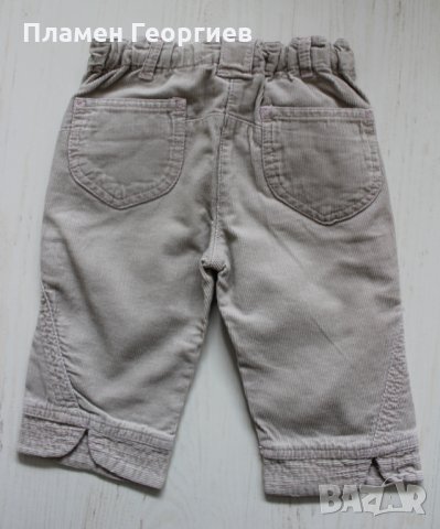 Кадифен панталон-момиче/68 см., 4-6 м., снимка 6 - Панталони и долнища за бебе - 25209967