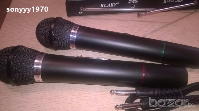 безжични микрофони с приемник с антени, снимка 16 - Микрофони - 19288462