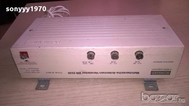 Schwaiger bn-5330-germany-усилвател-антенен-внос швеицария, снимка 10 - Части и Платки - 17432455