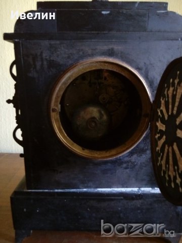 каминен часовник от края на 19 век, снимка 4 - Антикварни и старинни предмети - 20926907