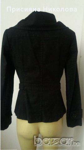 Палто в черно, снимка 2 - Палта, манта - 15513667
