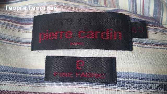 Мъжка риза Pierre Cardin/Пиер Карден, 100% оригинал, снимка 2 - Ризи - 17627130