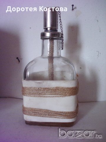 Стара лампа с капак, снимка 1