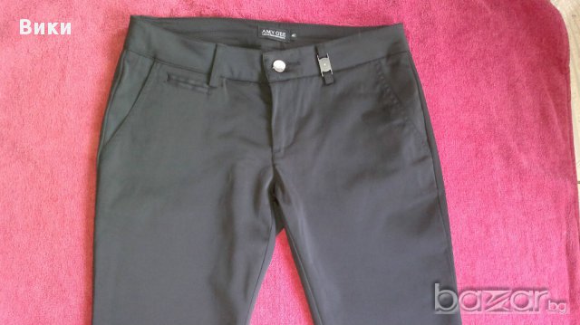 Елегантен черен дамски панталон, снимка 4 - Панталони - 13111697