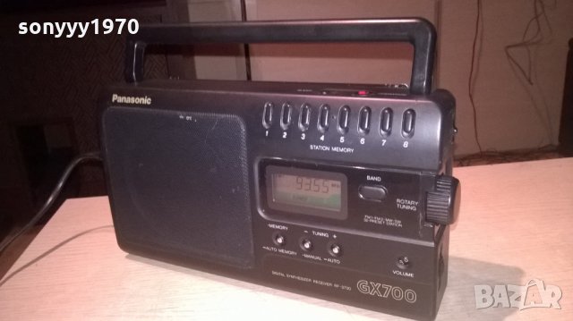 ПОРЪЧАН-panasonic gx700-receiver-28х16х7см-внос швеицария, снимка 2 - Ресийвъри, усилватели, смесителни пултове - 22888092