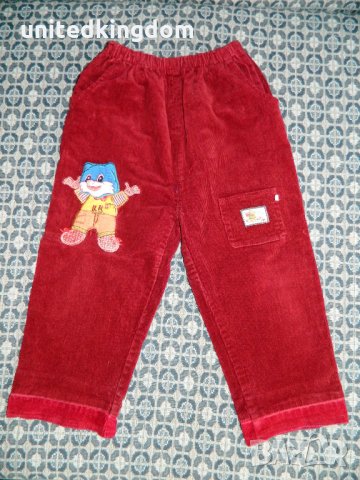 Нови червени джинси, снимка 1 - Детски панталони и дънки - 23785995