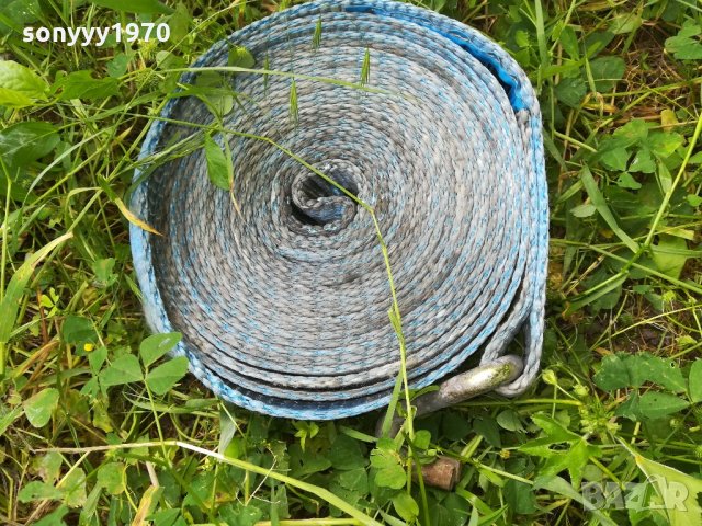 ЯК колан от тир-за теглене или укрепване-9 метра с метална кука, снимка 5 - Аксесоари и консумативи - 21652756