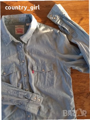 Levi's womens jeans shirt - страхотна дамска риза, снимка 5 - Ризи - 25547632