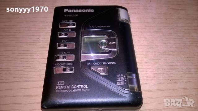 panasonic rq-nx60v walkman-метален-реверсен-за колекция, снимка 2 - MP3 и MP4 плеъри - 21857723