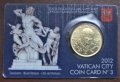 Ватикана 50 цента 2012 coin card