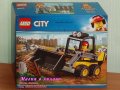 Продавам лего LEGO CITY 60219 - Строителен товарач