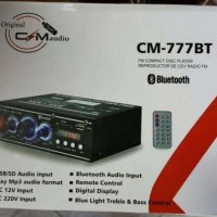 Bluetooth Аудио усилвател / Домашен усилвател,Модел:CM-777BT, снимка 4 - Ресийвъри, усилватели, смесителни пултове - 18960469