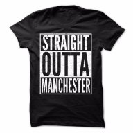 Фен тениски STRAIGHT OUTTA Манчестър Юнайтед / Manchester United! Поръчай модел По Твой дизайн!, снимка 1 - Тениски - 16429340