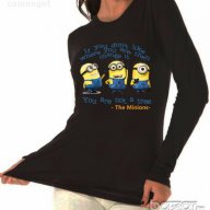 ХИТ! Дамска тениска на Миньони / The Minions Papoy. Бъди различна, поръчай модел с Твоя снимка!, снимка 3 - Тениски - 13665125