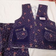 Гъзарски панталон с елек -5 год., снимка 1 - Детски якета и елеци - 13406188