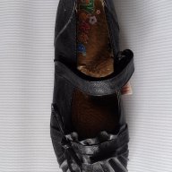Детски обувки за момиче от естествена кожа, елегантни с малък ток,ортопедични, снимка 1 - Детски маратонки - 10096049