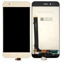 LCD Дисплей за Xiaomi Mi A1 тъч скрийн / Златен /, снимка 1 - Резервни части за телефони - 22498151