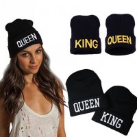 Зимни шапки King & Queen - 3 Модела, снимка 2 - Шапки - 22383919