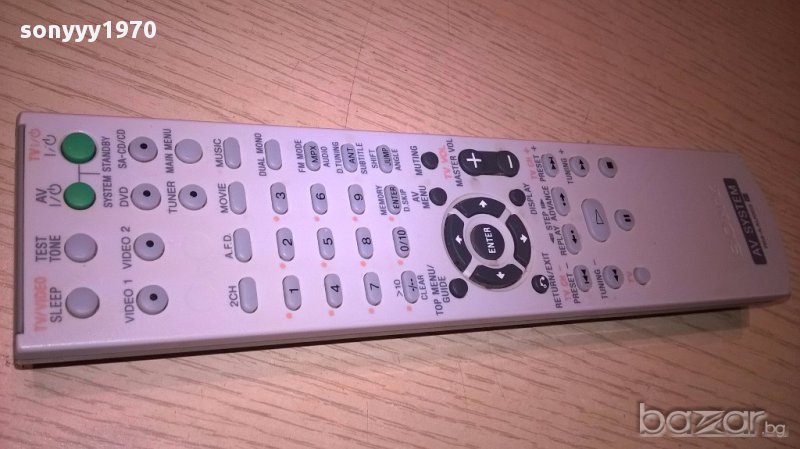 Sony remote av system-внос швеицария, снимка 1