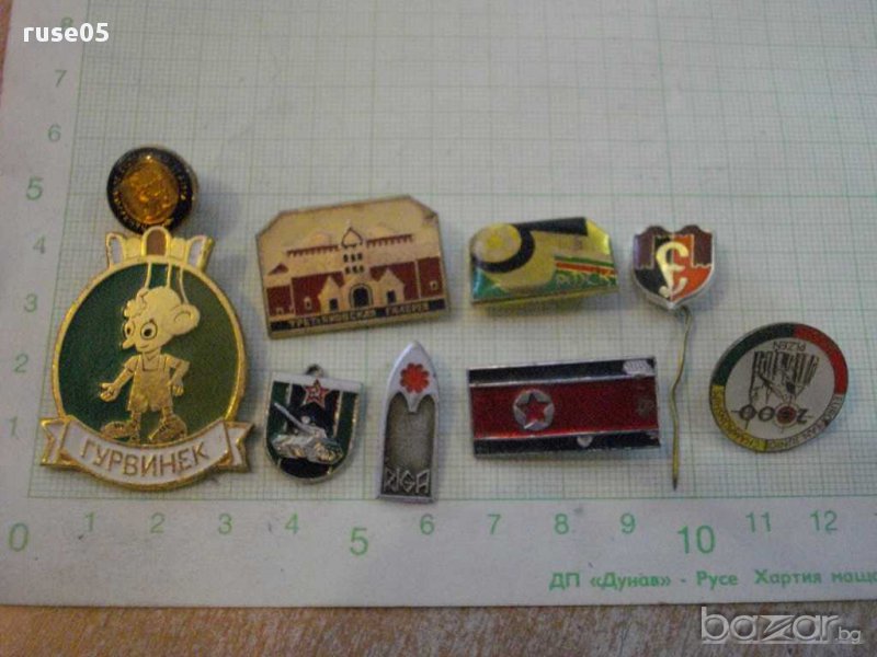 Лот от 9 бр. значки, снимка 1