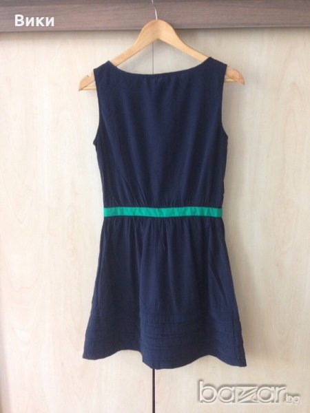 рокля mango тъмносиньо и зелено, снимка 1