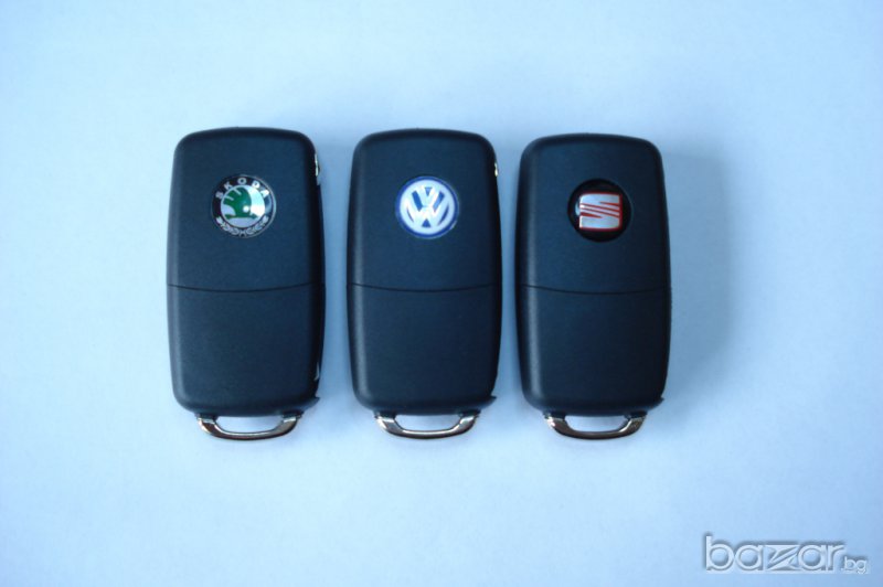 Сгъваеми клчове 1j0 959 753n - 433mhz (98-2001) Vw/seat/skoda, снимка 1