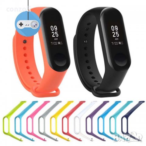 Xiaomi Mi Band 3 каишка Шиоми Ми Банд  3 каишки фитнес тракер, снимка 1 - Други спортове - 22028577