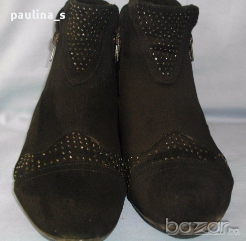 Ортопедични боти естествен велур, българско производство, снимка 2 - Дамски боти - 15560307