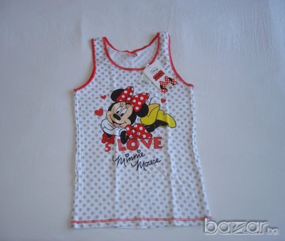 Disney, нов потник с Minnie Mouse, 146/152 см. , снимка 2 - Детски тениски и потници - 16460422