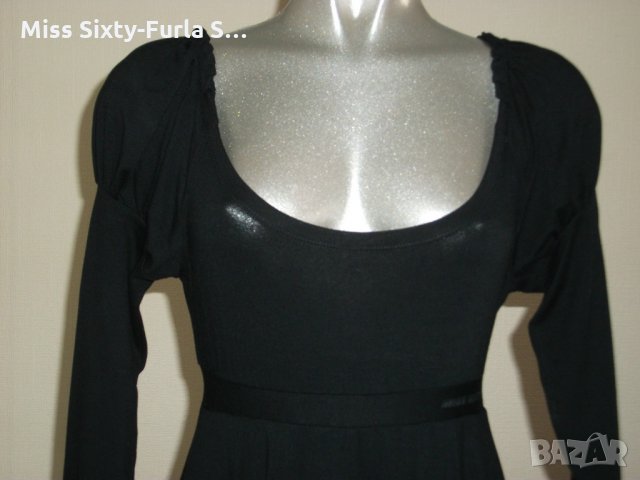 MISS SIXTY-нова черна рокля Мис Сиксти-S/M размер , снимка 5 - Рокли - 12506646