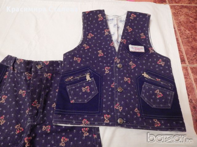 Гъзарски панталон с елек -5 год.