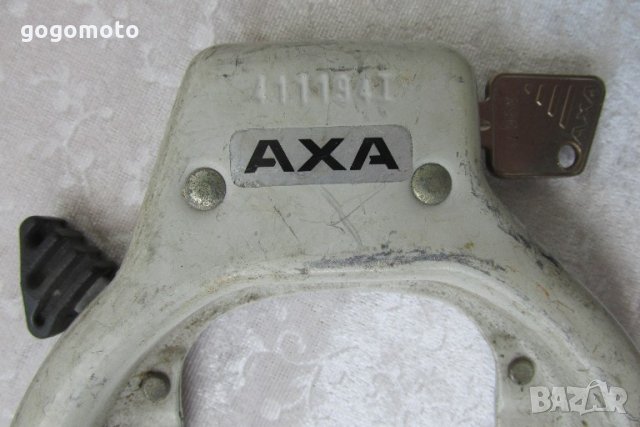 ключалка, стоманен вело катинар AXA LOCK подкова, висококачествен, вело куфар , GOGOMOTO., снимка 4 - Велосипеди - 22128789